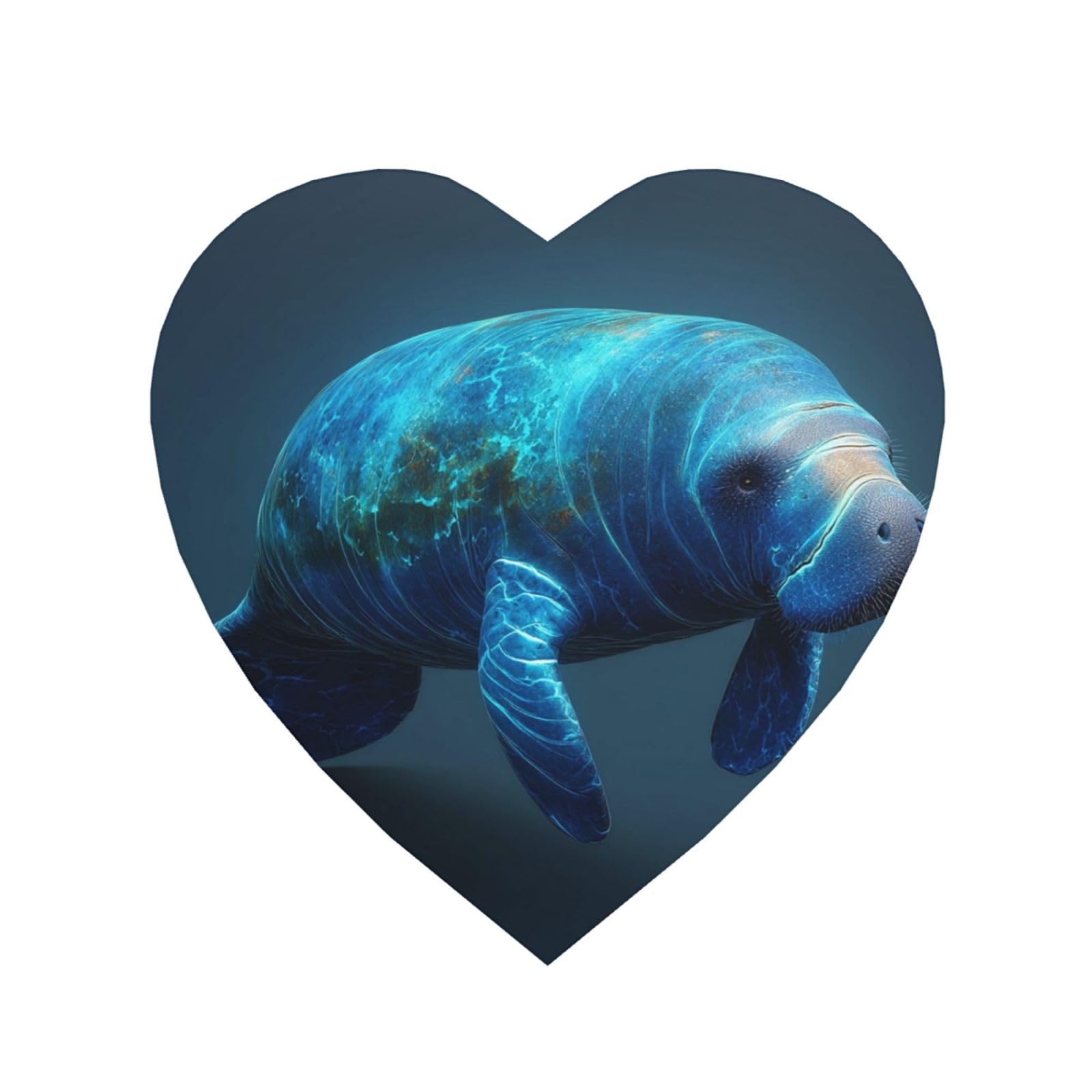 Fridge Magnets Waterproof Personalized Magnets for Fridge Ocean Animal Manatee Refrigerator Magnets Home Decoration Magnetic Sticker for Locker Accessories Whiteboard Kitchen Office Decor