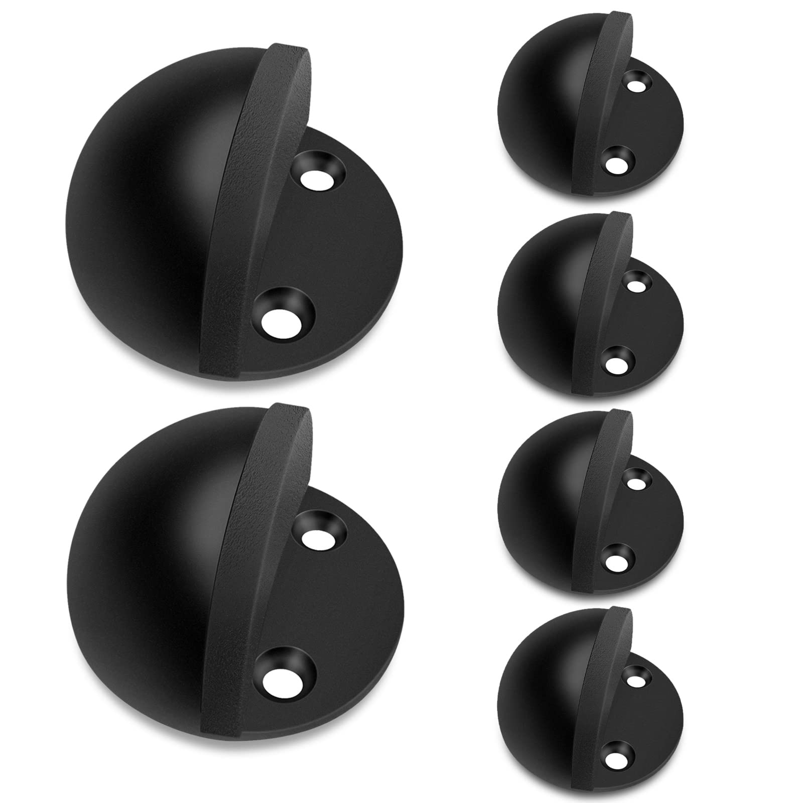 Buy Door Stoppers, Floor Door Stop Modern Black Door Stopper Rubber