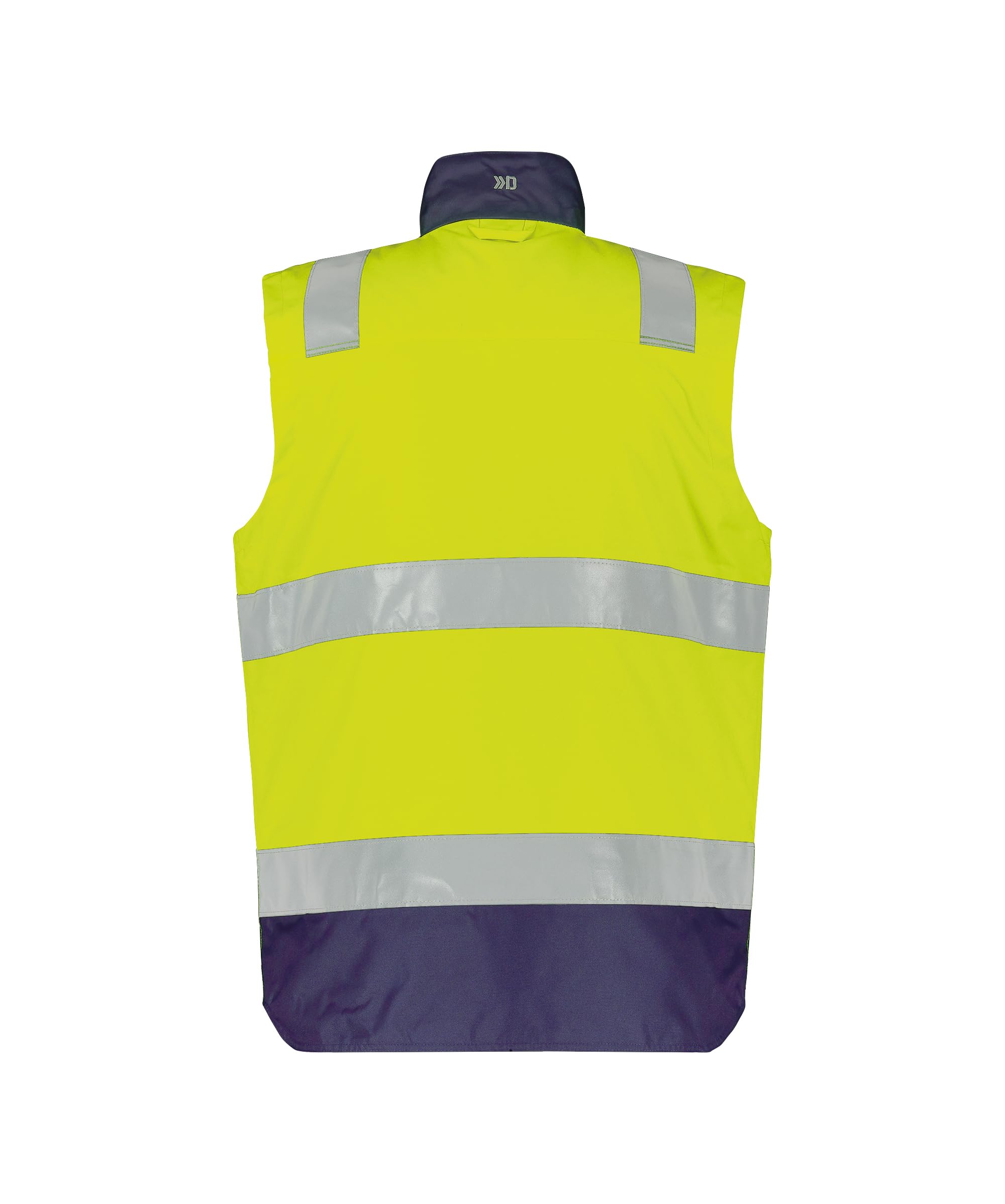 DASSY® Bilbao kamizelka ostrzegawcza - rozmiar XS - neonowy żółty/ciemnoniebieski