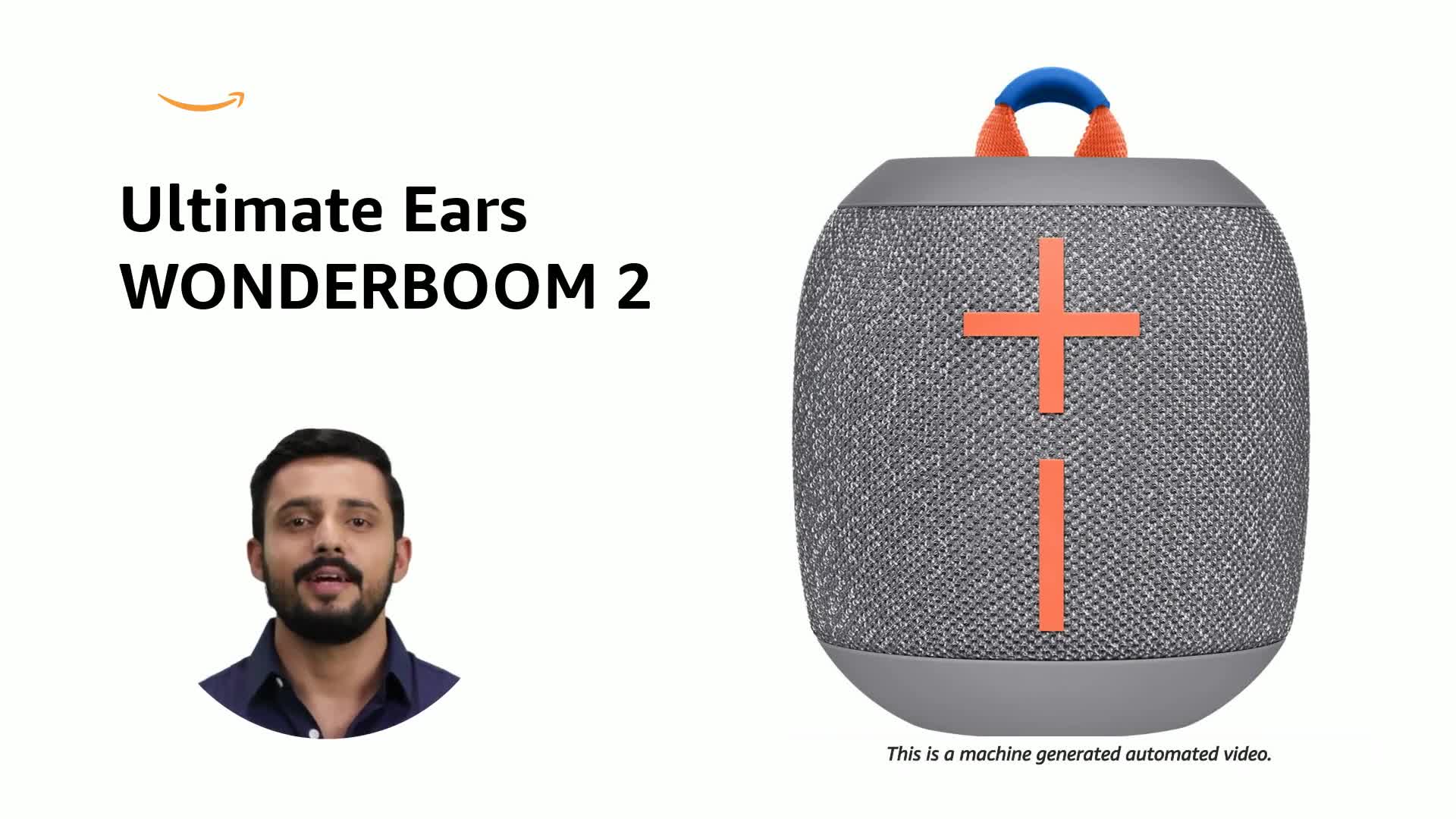 Ultimate Ears WONDERBOOM 2 Portable Bluetooth Speaker - Crushed