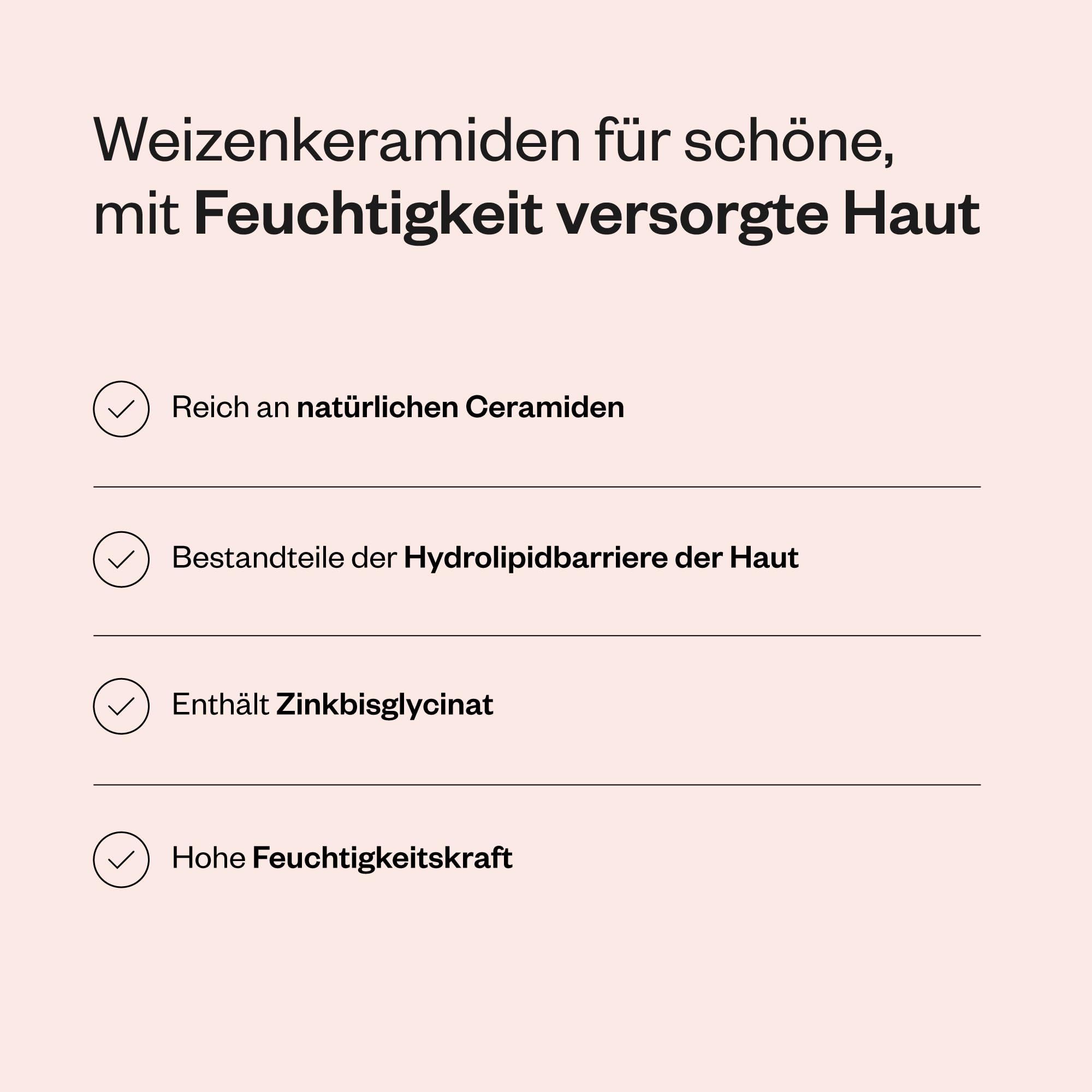 Skin Ceramides - Lipowheat™ - Hilft den allgemeinen Hautzustand zu verbessern (Glanz, Feuchtigkeit, Elastizität, Falten) - Enthält Zink, das die Gesundheit der Haut optimiert - Glutenfrei - Supersmart