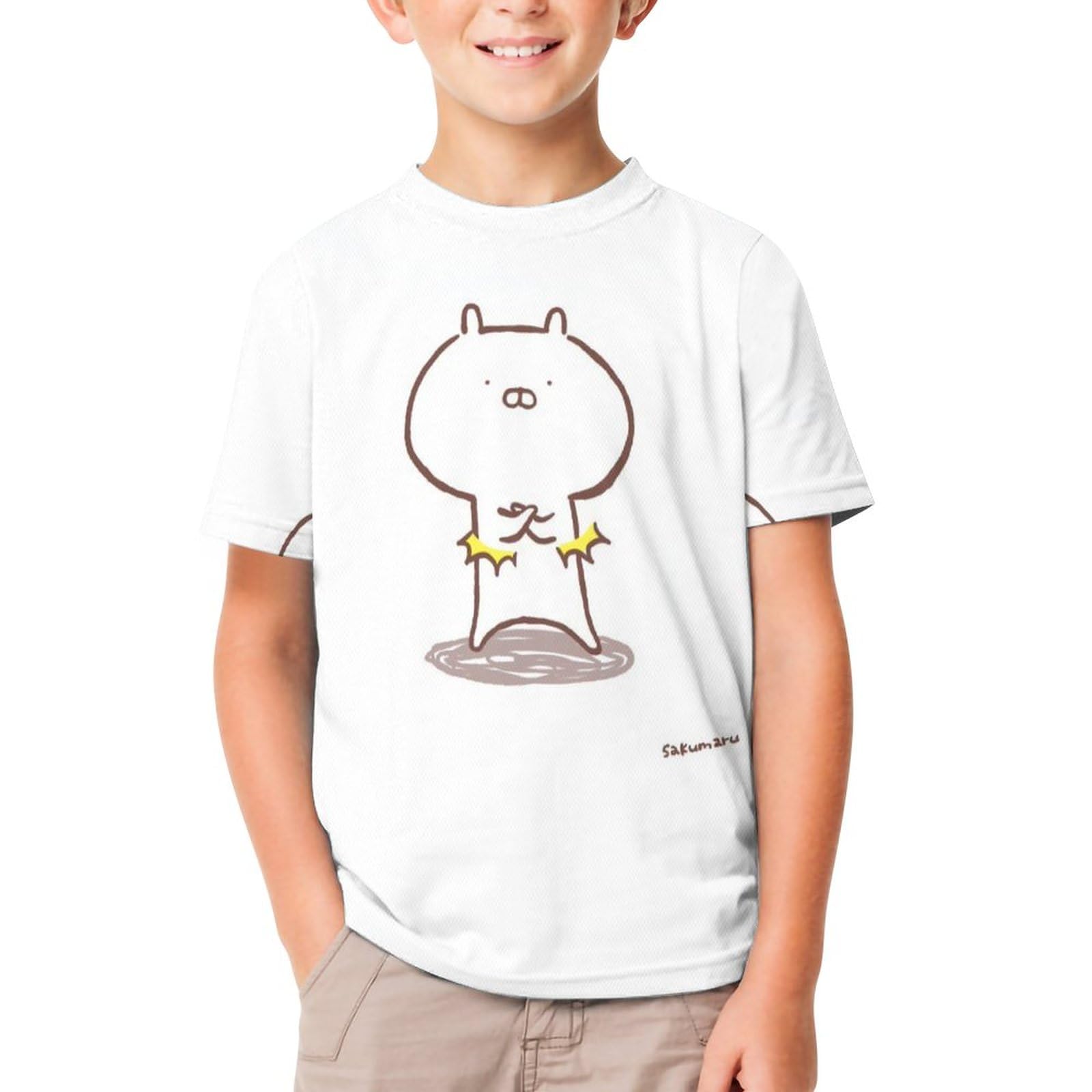 Amazon.co.jp: うさまる Tシャツ 子供服 ティーシャツ キッズ 半袖T 