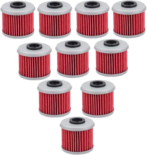 Tvent 116 HF116 Filtro de aceite para CRF150R CRF250R CRF250X CRF450R CRF450X piezas de motocicleta ATV (paquete de 10)