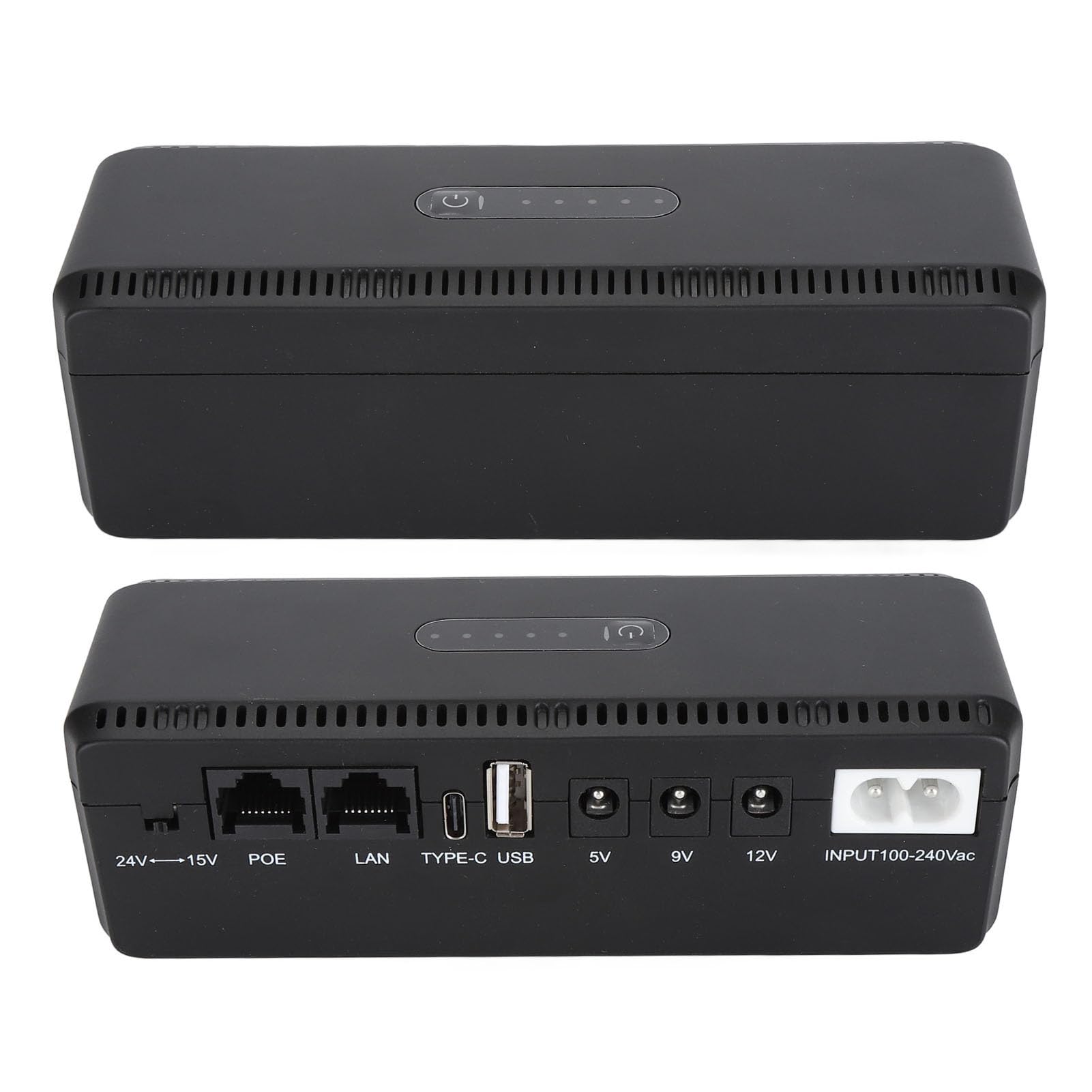 USV Batterie Backup, 8800 MAh Unterbrechungsfreie Stromversorgung für Überwachungskamera, POE 15 V 24 V Anschluss, USB 5 V 9 V 12 V Ausgang, USB Schutz mit Batterie Backup