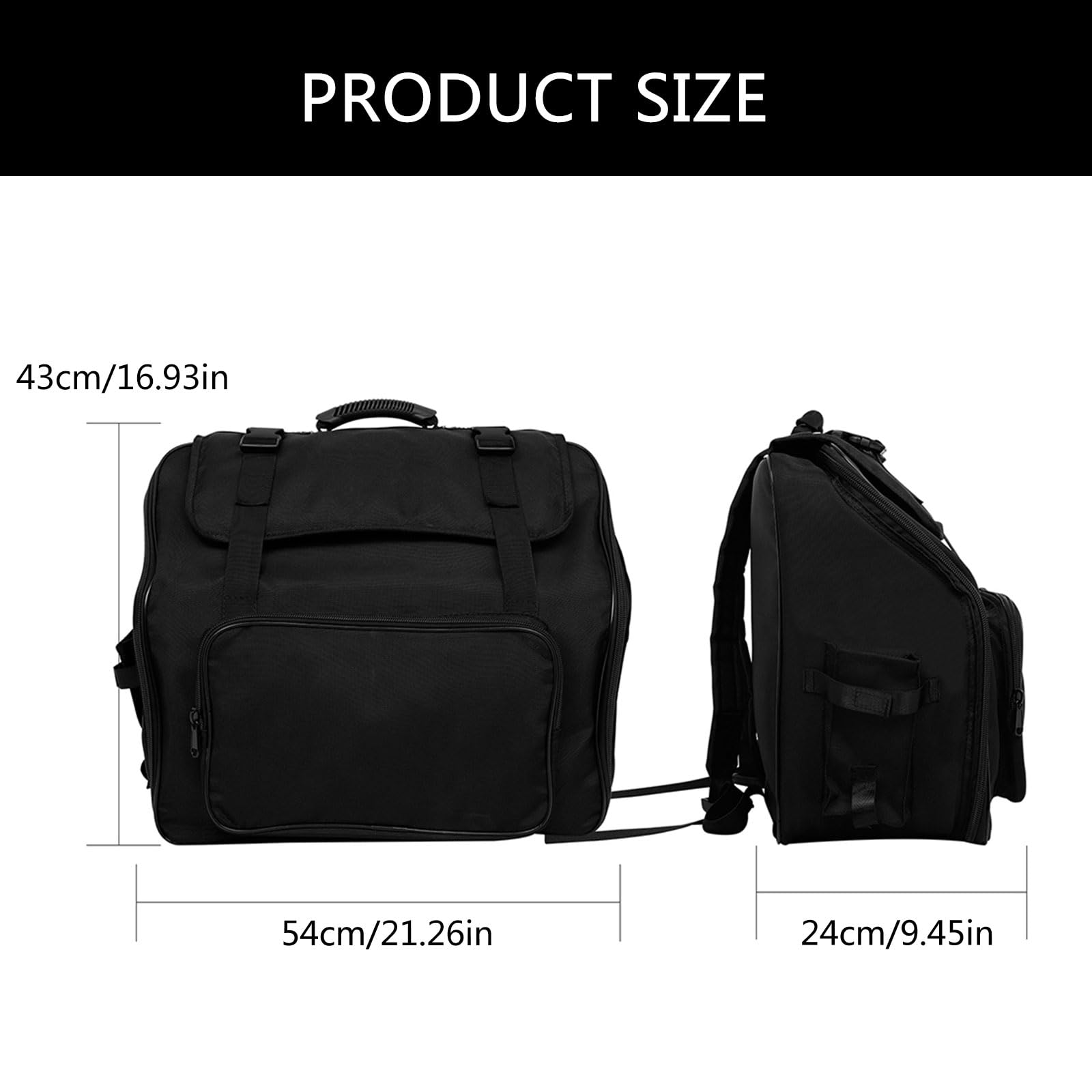 Accordion Gigs Bag Impermeabile Oxford Panno Zaino Portatile 41 Chiave 120 Bass Fisarmonica Bag Accessori Strumenti Musicali