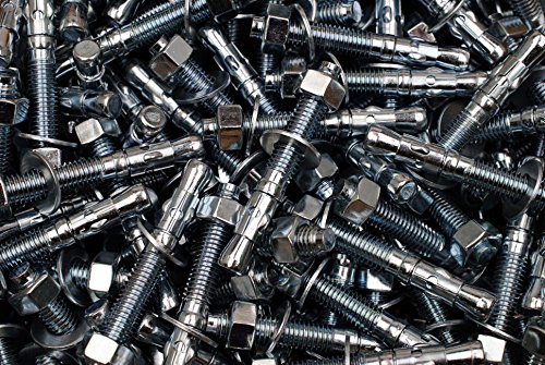 (25) Concrete Wedge Anchor Bolts 1/2 x 3-3/4 Includes Nuts & Washers