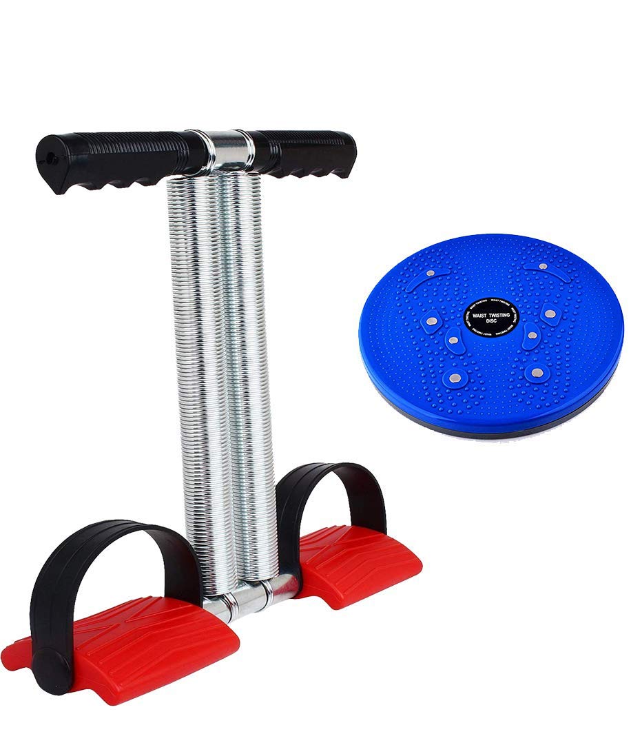 ALN® 9 in 1 Ab Tummy Trimmer Double Spring with Tummy Twister Combo Useful for Figure Tone-Up,Weight Reduction, Acupressure Pyramids, Power Mat,Magnetic Therapy, Also Effective on Bicep, shoulder, Back and Chest for Men & Women(Multicolor) (B085XDNJJF) Amazon Price History, Amazon Price Tracker