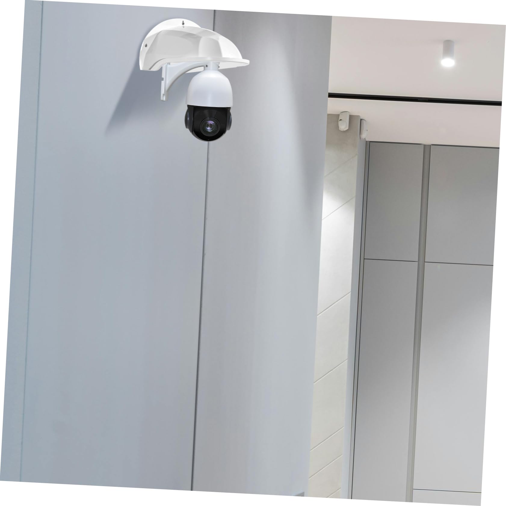 Boîtier de Protection pour Caméra Extérieure Blanc Abs 4 Pièces