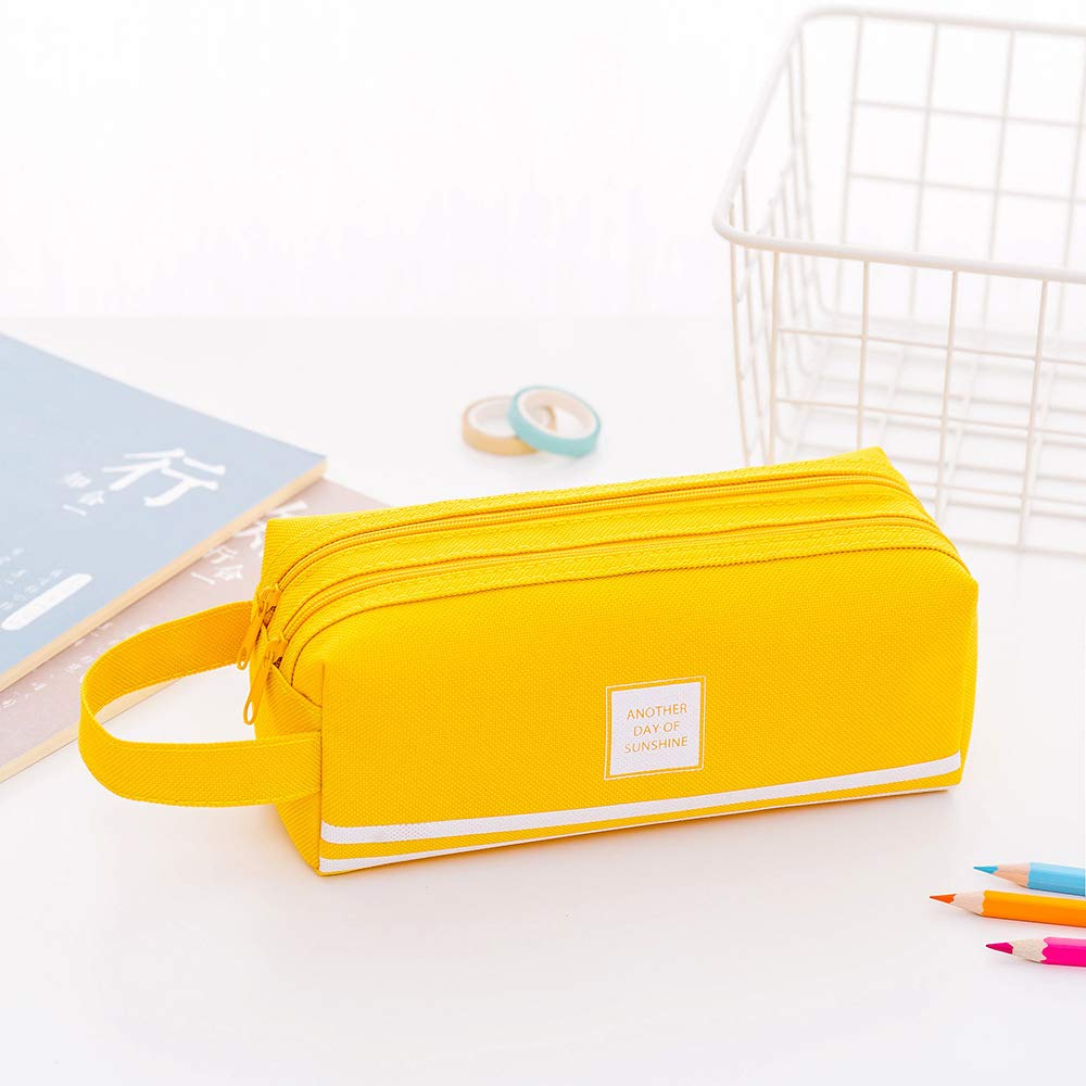 Logwinter Astuccio Portapenne Grande Capacità – Tela Resistente – Kaki