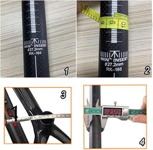 Miniatura 5 de Tija de sillín de bicicleta RXL SL Carbon Tija de sillín de bicicleta de carretera de carbono MTB Mountain Bike Tijas de sillín de bicicleta de