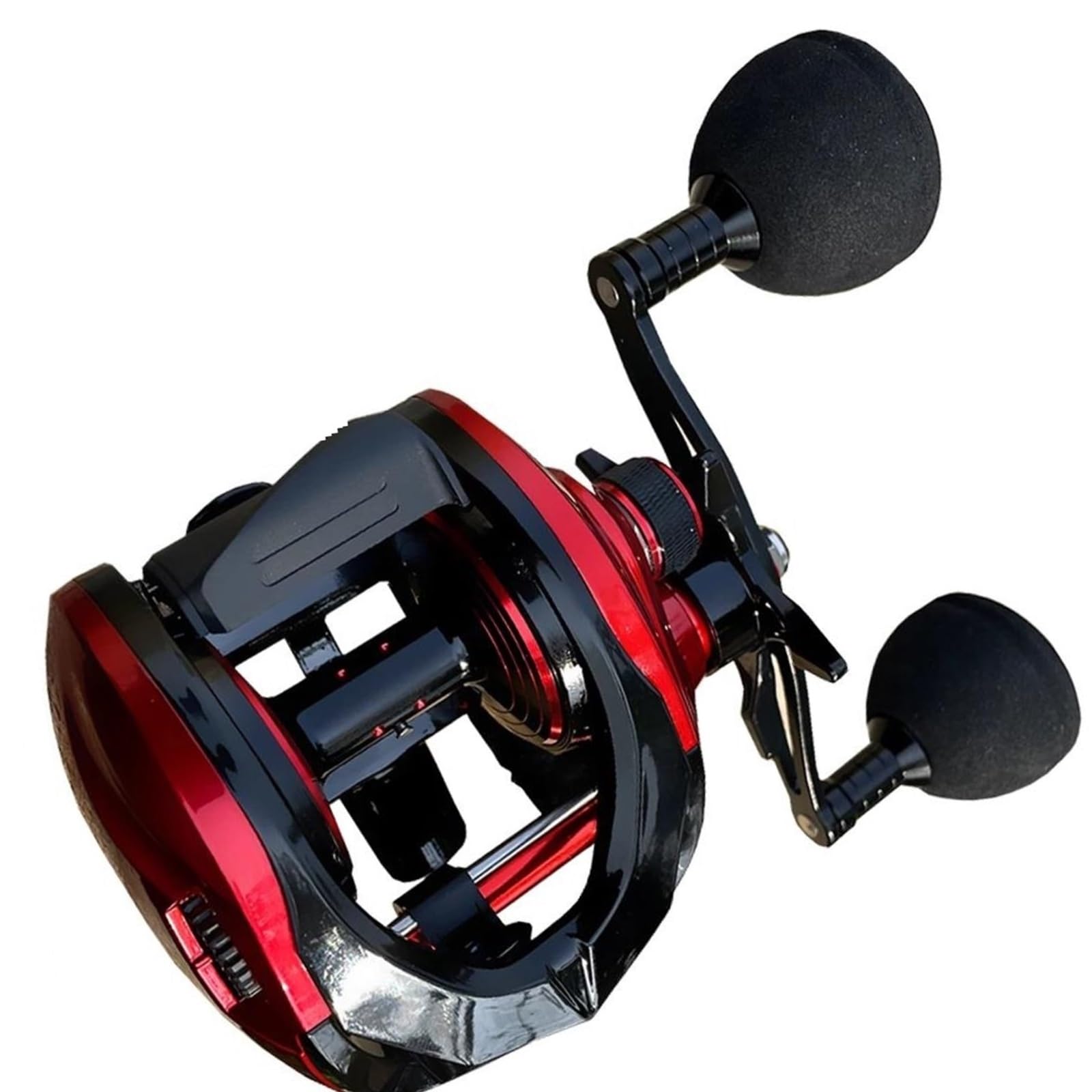 Karpfenrute Angeln 8+1 BB 6,4:1 Magnetbremse Wolfsbarsch 15Kg Professionelle Angelrollen Baitcast Rollen Big Game Baitcasting Jigging Angelrollen