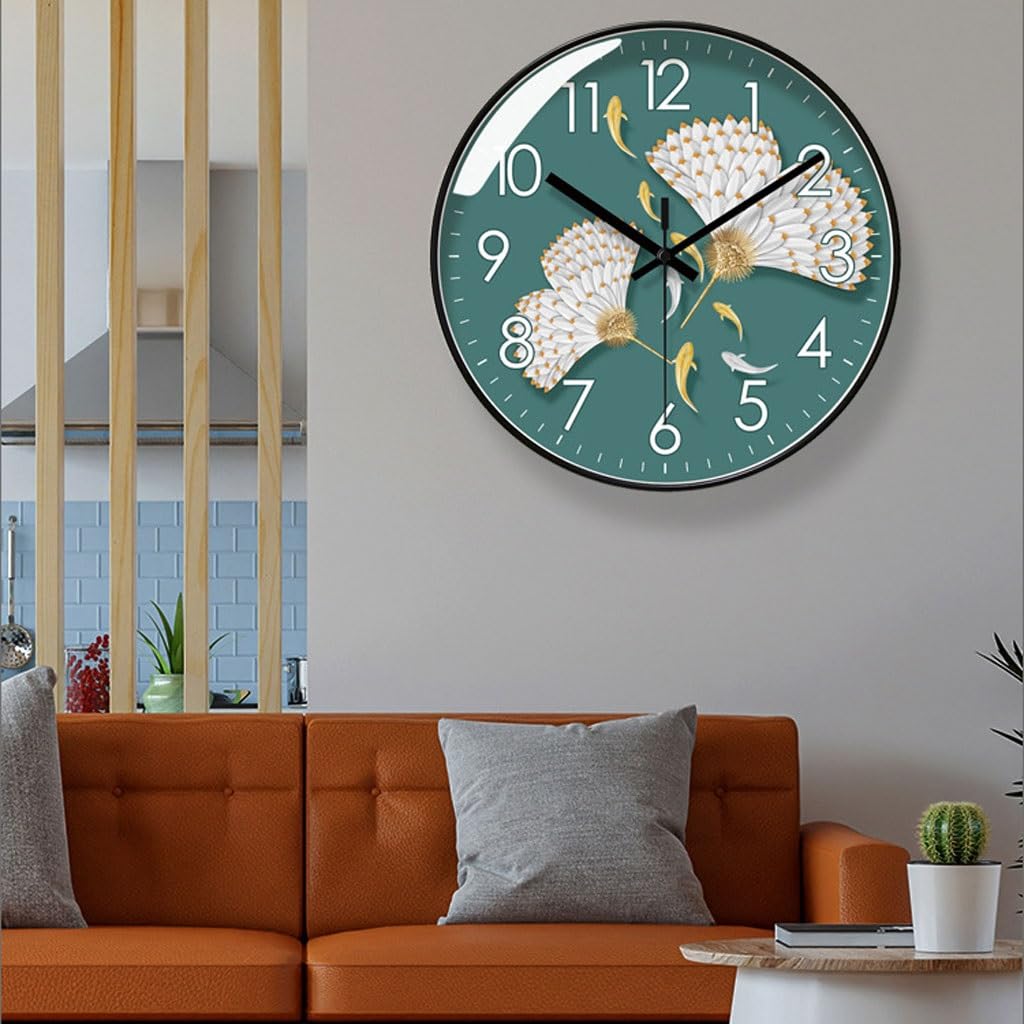 Orologio da parete Home Orologio da parete semplice Orologio Nordico Orologio da soggiorno Camera da letto Studio B&B Orologio al quarzo silenzioso Reloj De Pared(B)