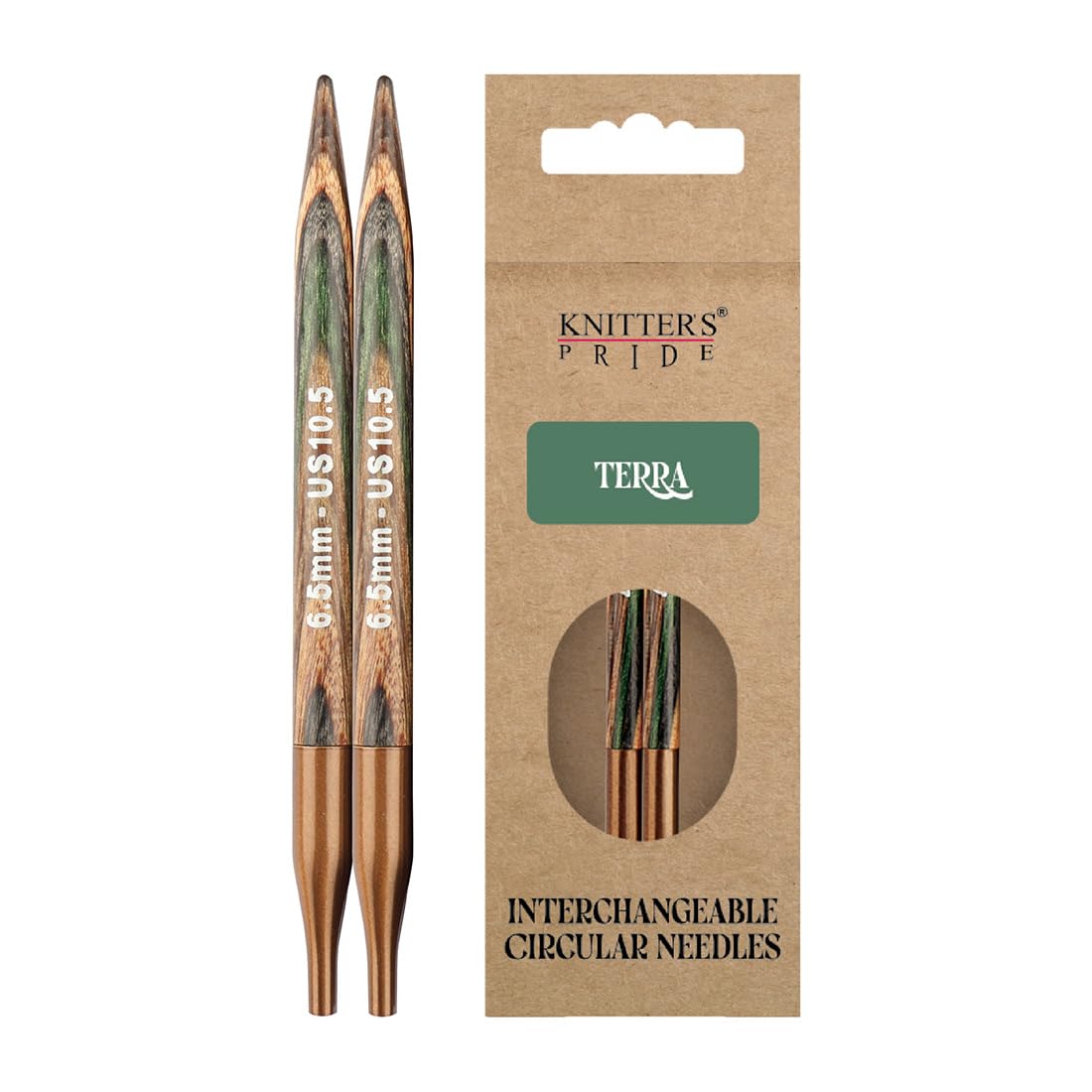 Knitter's Pride Terra Interchangeable Knitting tip 13 cm, 6.5 mm - 1 piece