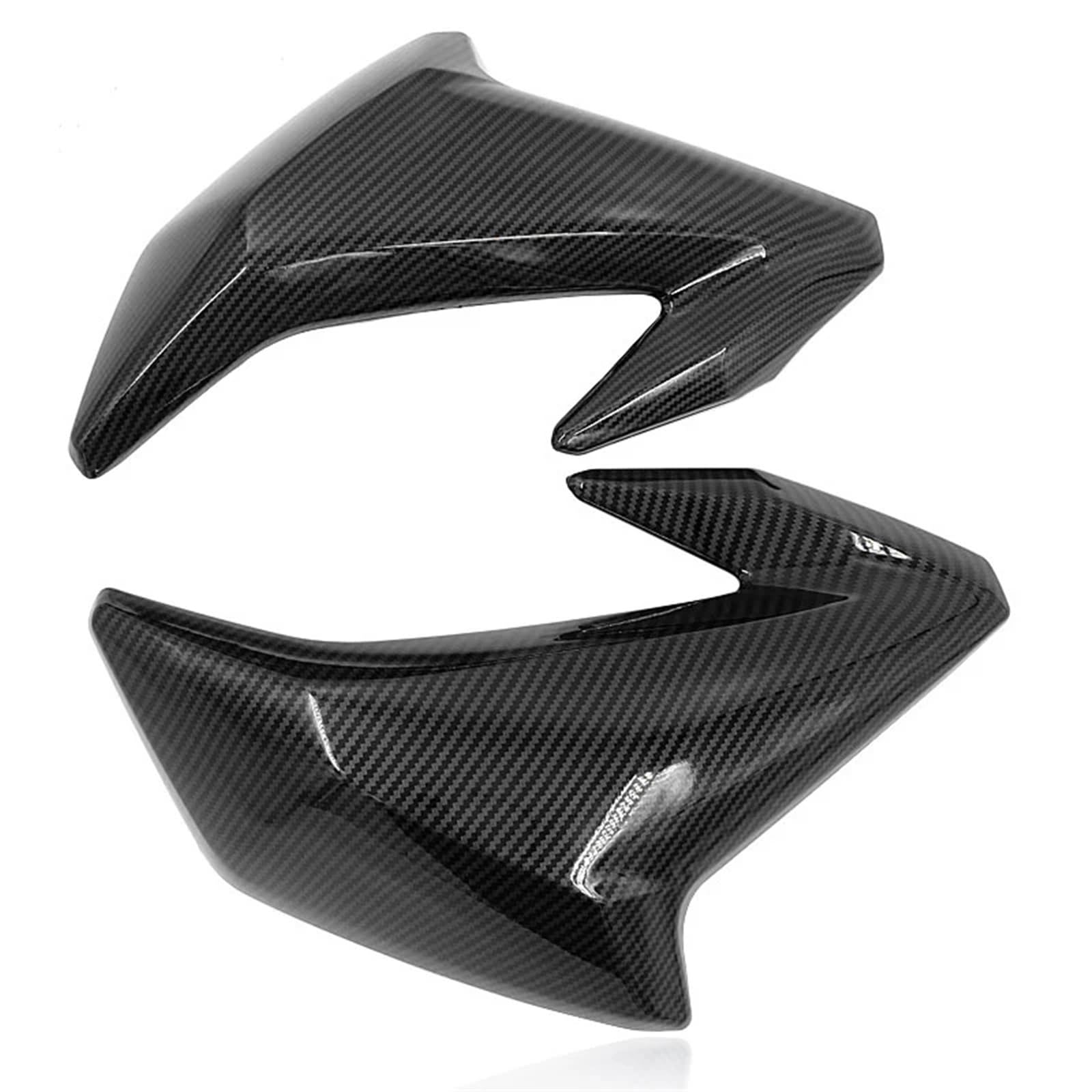 Lewy lub prawy przedni panel osłony zbiornika paliwa motocykla, rama wykończeniowa owiewki, pasuje do Kawasaki Z 900 2017 2018 2019 panelu chłodnicy motocykla(Unpainted-1 Set)