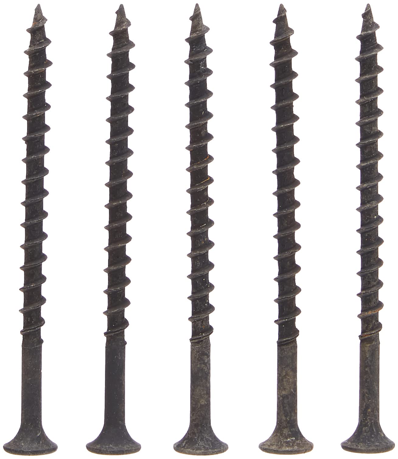 Merriway BH02577 (25 Pcs) Phillips Grip Tite Bugle Head Drywall Screw, Black Phosphate 4.2 x 65mm (No. 8 x 2.1/2 inch) - Pack of 25 Pieces