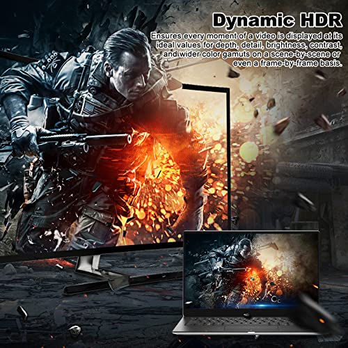 Image of 4K HDMI 200FT Cable Fiber Optic, HDMI 2.0,18Gbps 4K@60Hz (4:4:4 HDR10 HDCP2.2 ARC CEC) Ultra HD One-Direction Cord Ethernet Audio Return Compatible with UHD TV Monitor Laptop Xbox PS4 /PS5 ect