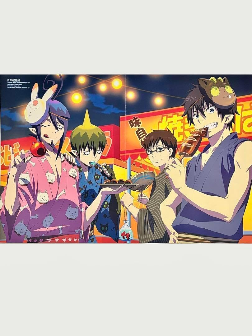 開封済み未使用 青の祓魔師 ロックグラス 奥村兄弟 2296710598.jpg?1718784746