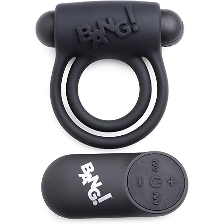 Bang! Remote Control 28X Vibrating Cock Ring and Removable Bullet Vibe