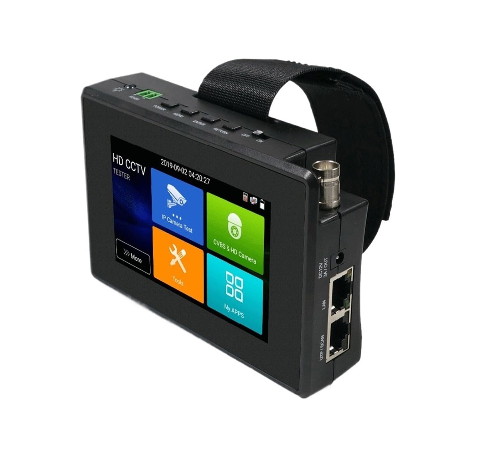 CCTV Tester, IPC-1800S/1800SN ADH CVBS Plus Update 8MP AHD TVI CVI HD 4.0 CCTV Tester Monitor Inch 4K H265 IP Camera(1800SN)