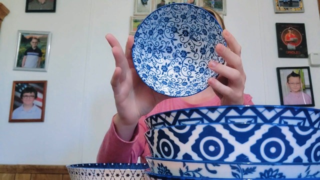 Cerkik Ceramic Soup Bowls Set – 24 Oz / 680 ml Deep Cereal Bowls