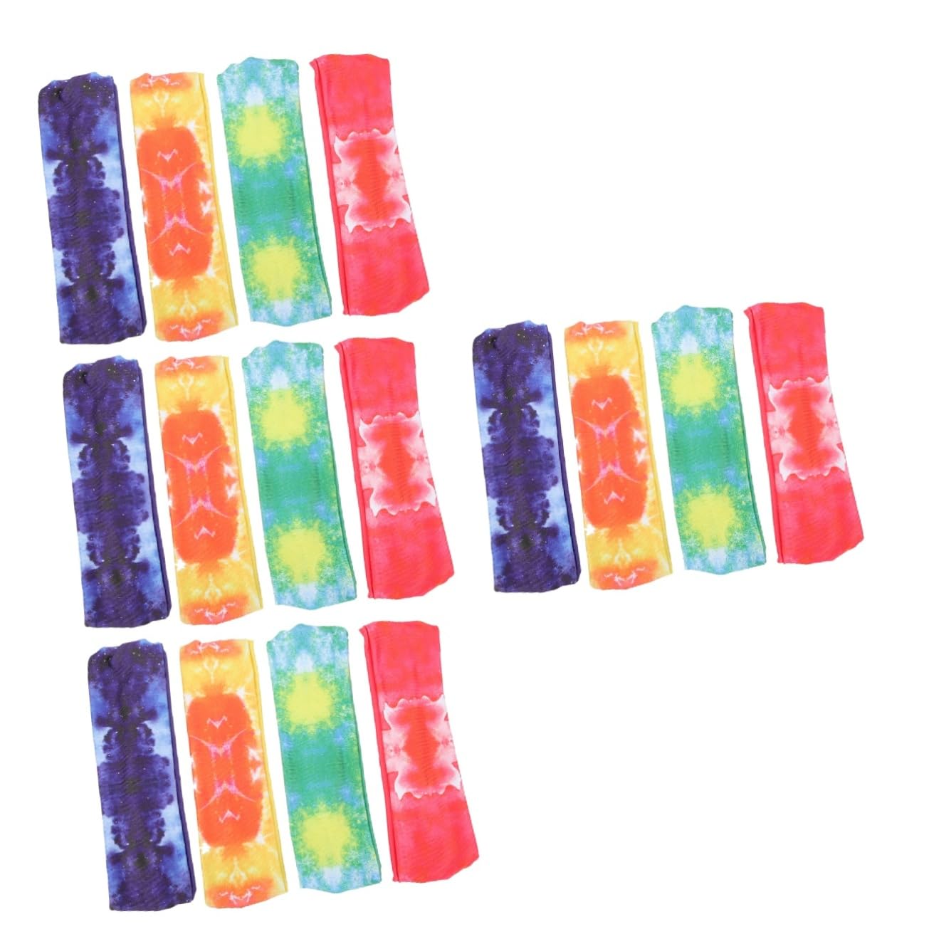 4sets Schweiß Bands Stirnband Für Frauen Yoga Wrap Elastische Workout Wrap Haarband 4 Stücke * 4