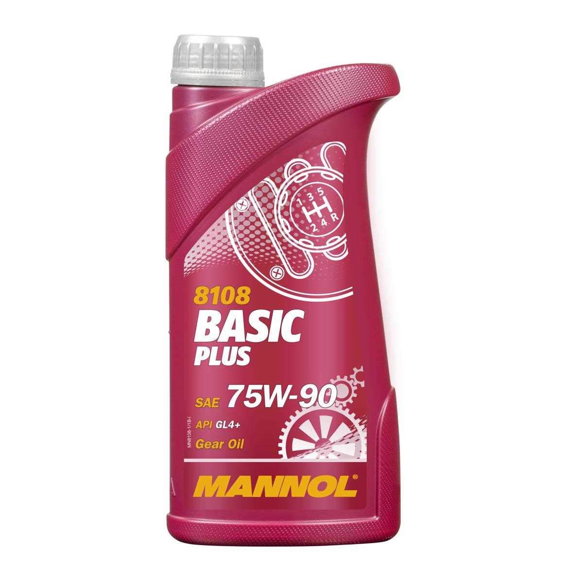 6 Liter Original MANNOL Getriebeöl Basic Plus 75W-90 API GL 4+ Gear Oil