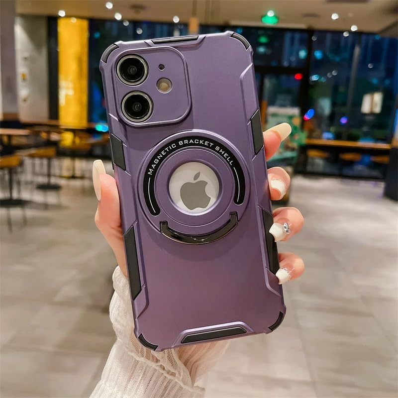 LuxuryKase LK105 Shockproof Magnetic Stand Wireless Charging Mag-Safe Case Cover for Iphone 15 (PC | Green) (B0CQ53GZ41) Amazon Price History, Amazon Price Tracker