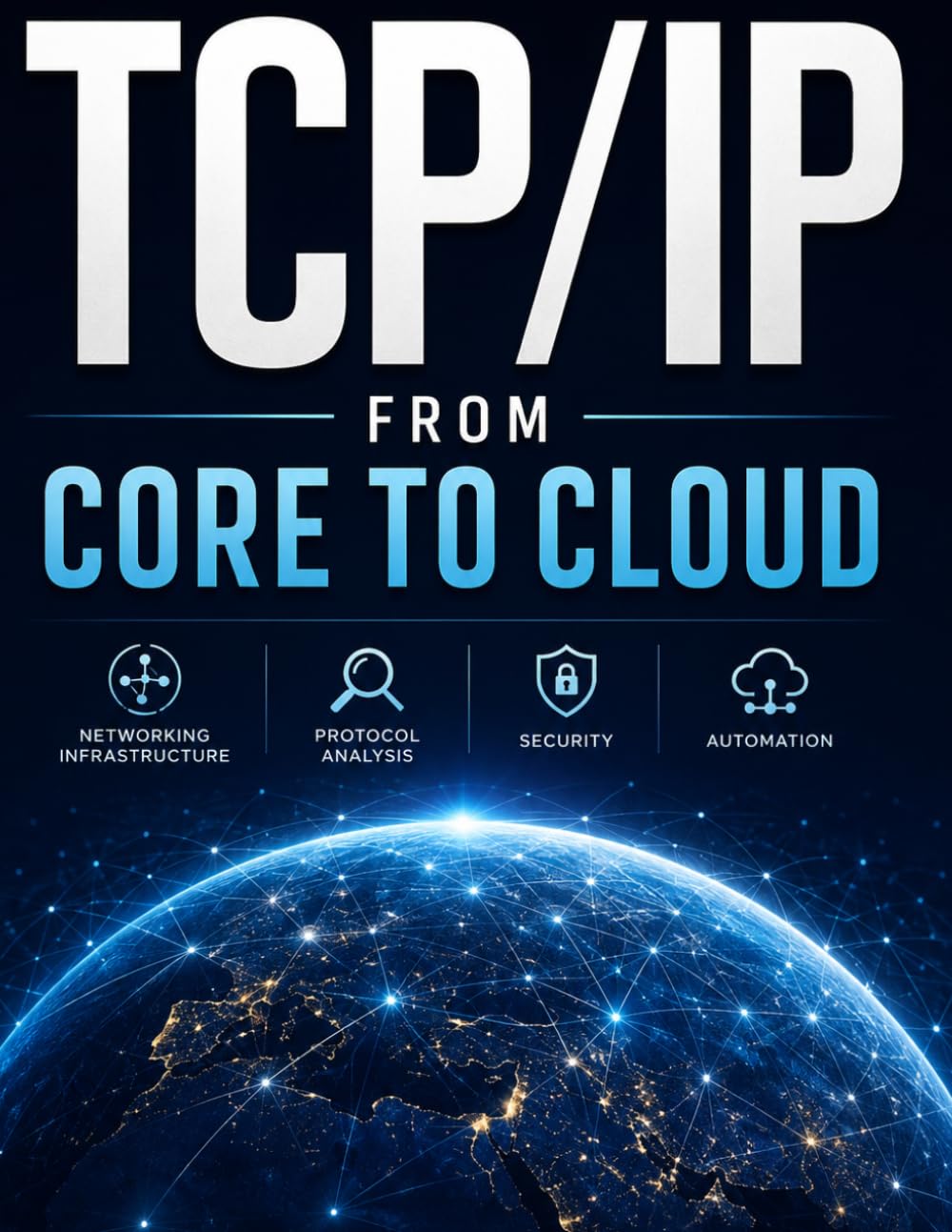 TCP/IP From Core to Cloud: The Comprehensive Expert Manual for Networking Infrastructure, Protocol Analysis, Security, and Automation