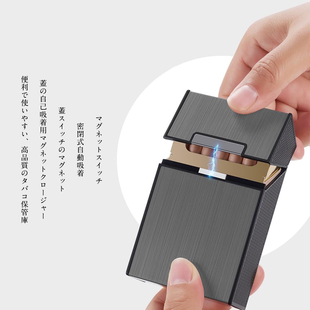 Amazon | サムコス シガレットケース アルミ タバコケース 煙草ケース