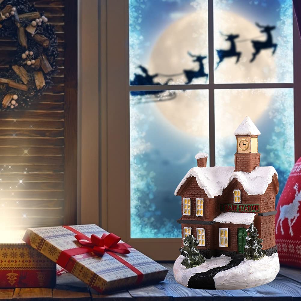 Amazon.co.jp: クリスマスビレッジ LED照明付きクリスマスビレッジ