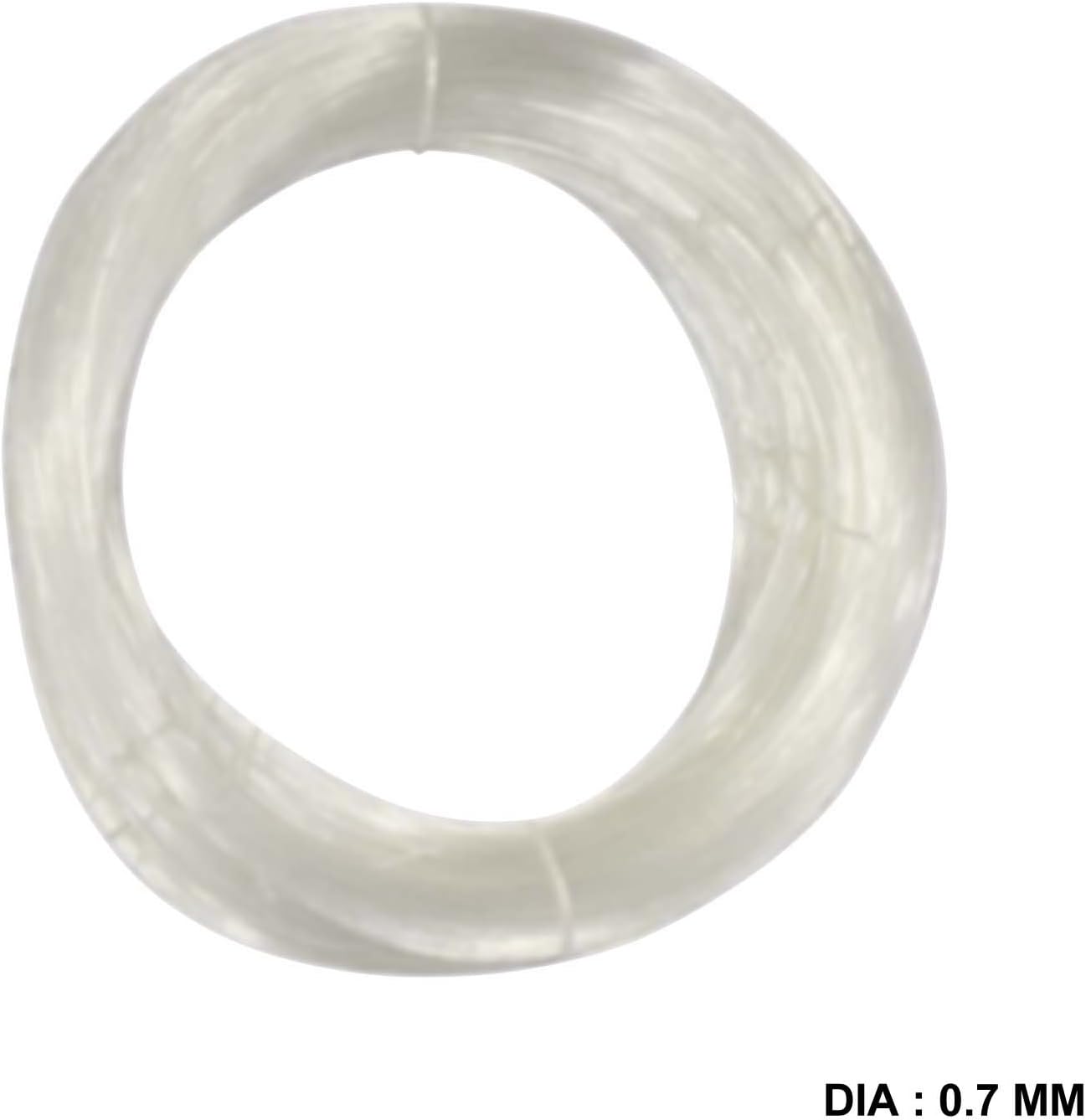 Asian Hobby CraftsAsian Hobby Crafts Monofilament Fishing Line Nylon Wire: Dia 0.7mm : Length 10m per Wire: Pack of 12 Wires
