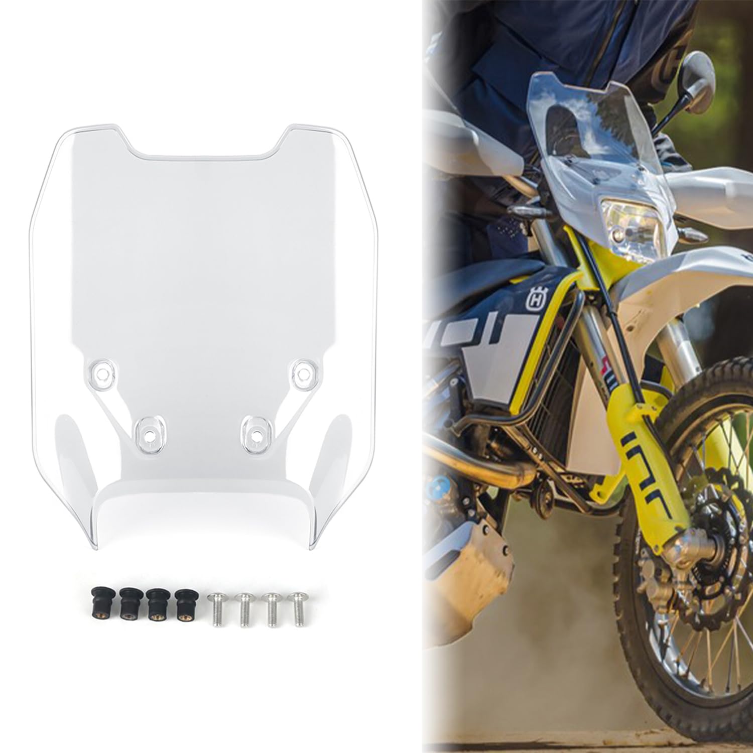 Amazon.com: FWXEOZ Motorcycle Windshield for Husavarna 701 SM