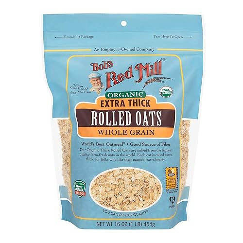 Bob's Red Mill Avena orgánica extra gruesa, 16 onzas