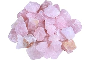 Raw Rose Quartz Crystals Stones for Healing and Energy