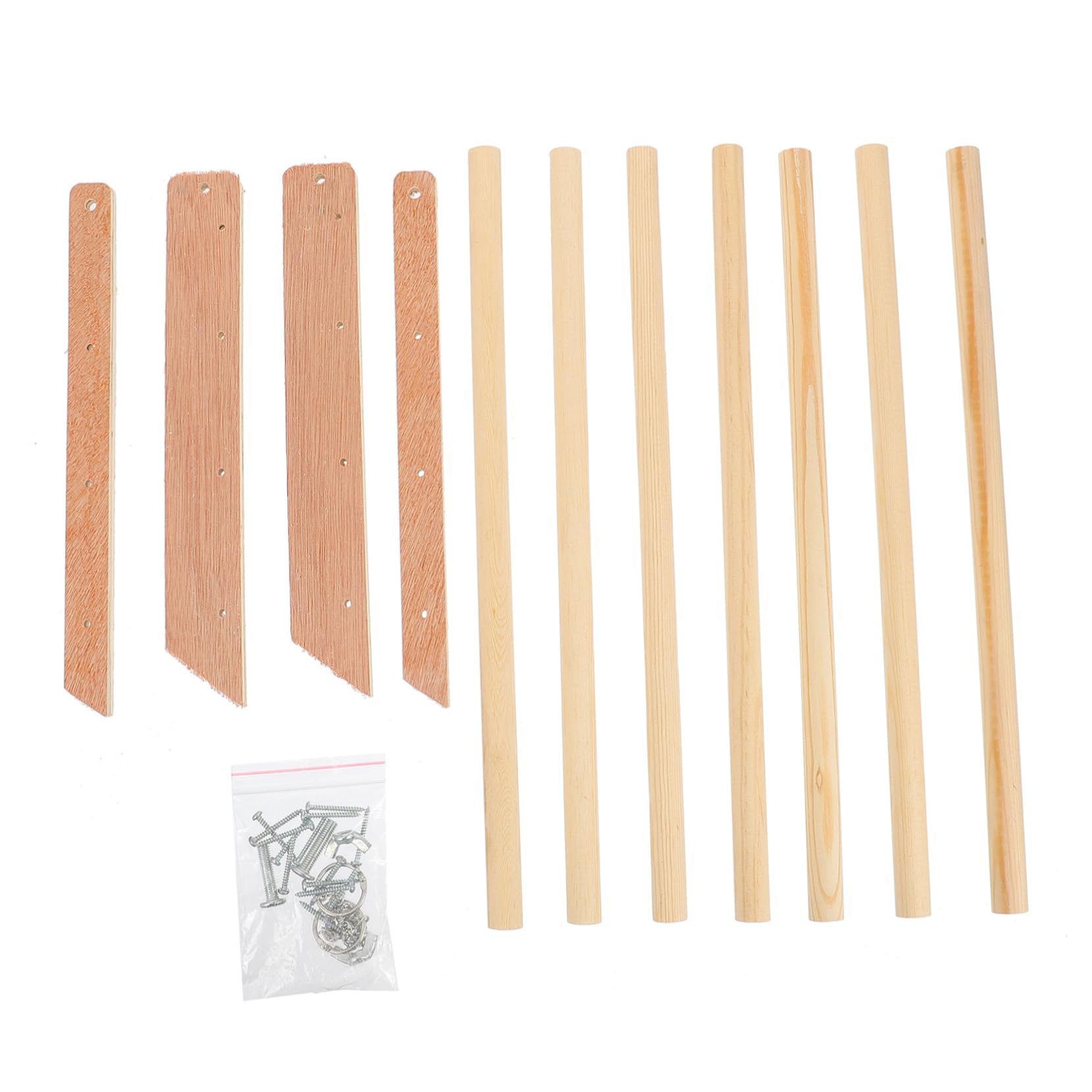 GALPADA 1Pc Hen Wooden Standing Rack Durable Chicken Parrot Perch for Fun Exercise Reduces Boredom Promotes Balance for Farms Pet Owners