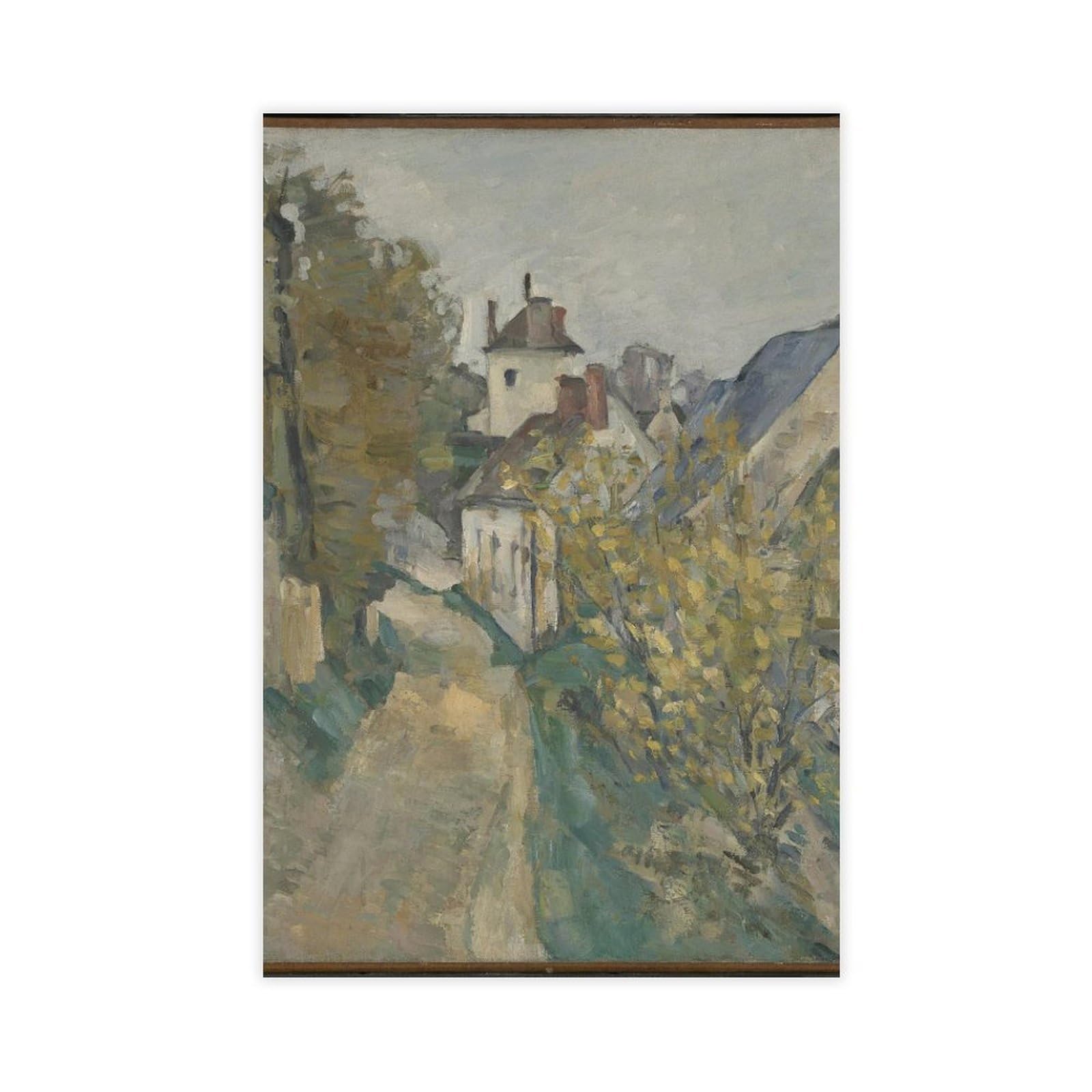 Paul Cézanne The House of Dr Canvas Poster Wall Art Bedroom Office Kitchen Decor Gifts 16x24inch(40x60cm)