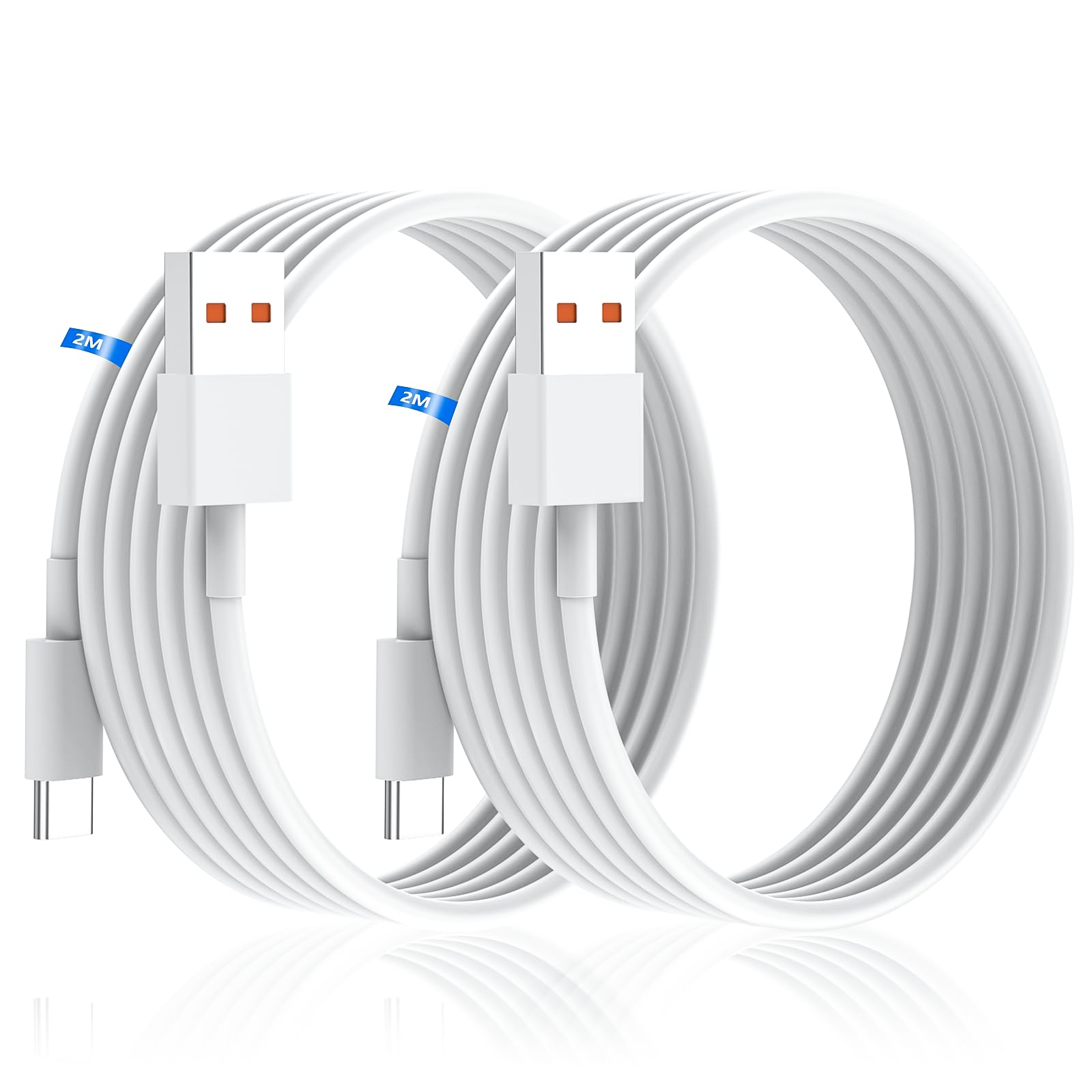 2er-Pack 2M 120W Turbo Kabel/Ladekabel für Xiaomi Redmi Note 15 14 Pro 13 12 11 8 9 11S 10S 11T, für Xiaomi 17 Ultra 15 14 13 10T 11T 12T 11 12 LitePro,POCO X7/X6/X5/C65/X4/M5/Mi Pad 5/F7 Ultra/F7 Pro