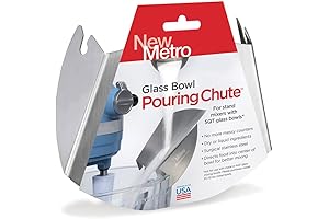 Unobstructed Culinary Creativity: Metro Pouring Chute for Glass Bowl