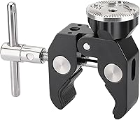 Vista 1 de CAMVATE Abrazadera de cangrejo Super con montaje en roseta M6 Agujero de rosca hembra para kit de accesorios de cámara - 2869