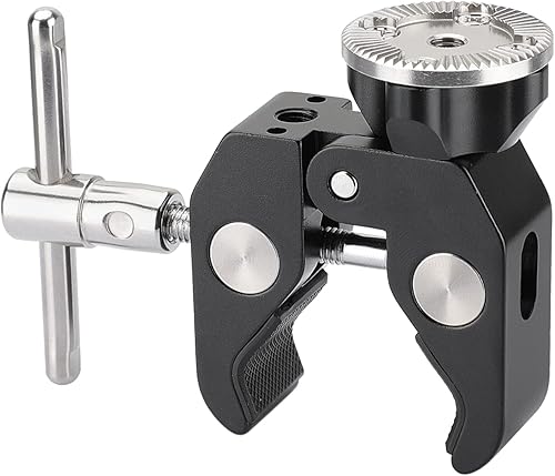 CAMVATE Abrazadera de cangrejo Super con montaje en roseta M6 Agujero de rosca hembra para kit de accesorios de cámara - 2869