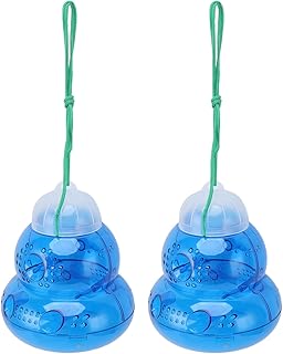 2Pcs Wasp Traps, Hanging Gourd Shaped Bee Traps Catcher Carpenter Bee Traps Outdoor Wasp Deterrent Killer Insect Catcher for Outside Yard Farm