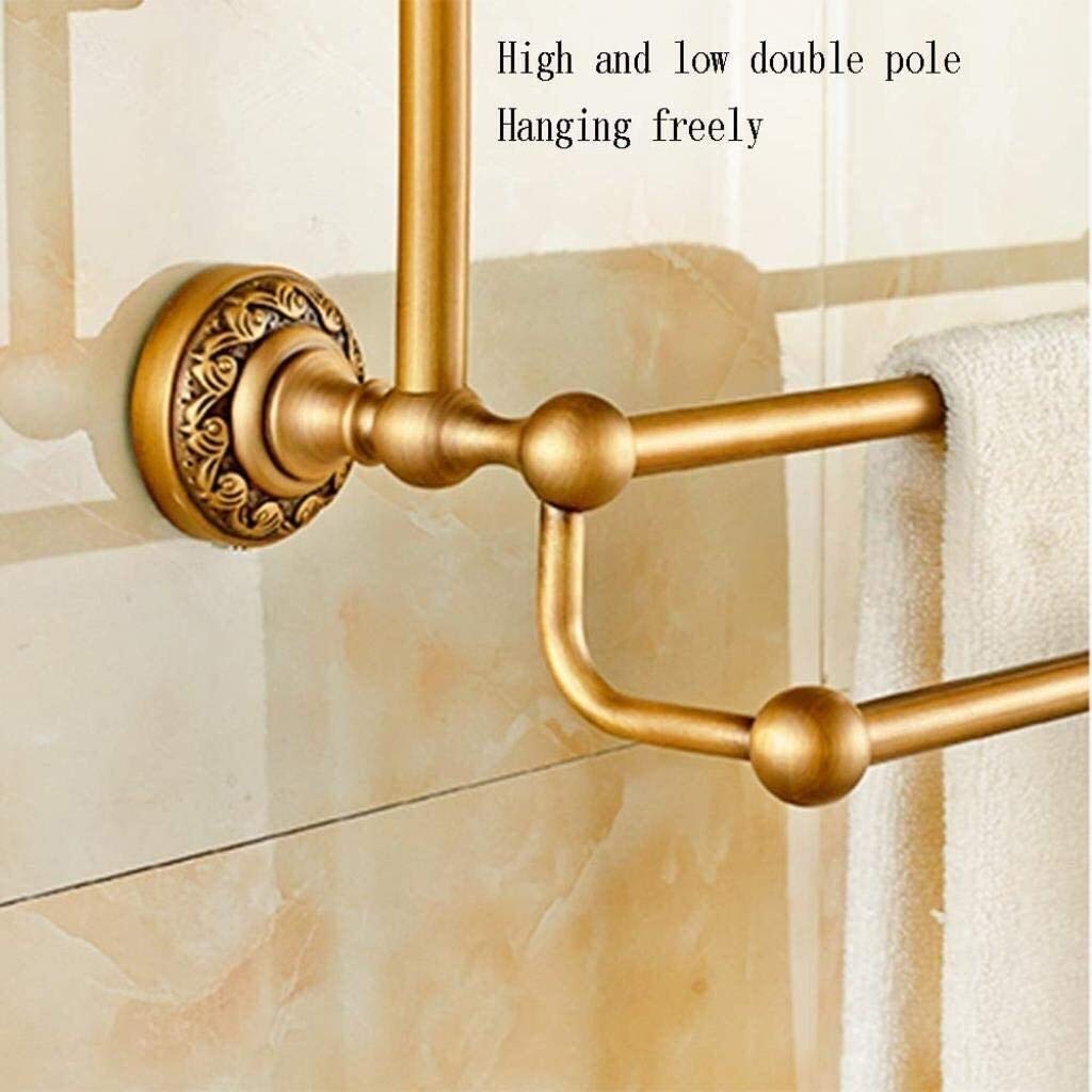 Estante De Ducha De Una Sola Capa De Vidrio De Cobre, Estante De Vidrio Templado, Estante De Baño, Cesta De Almacenamiento para Ducha(60Cm)