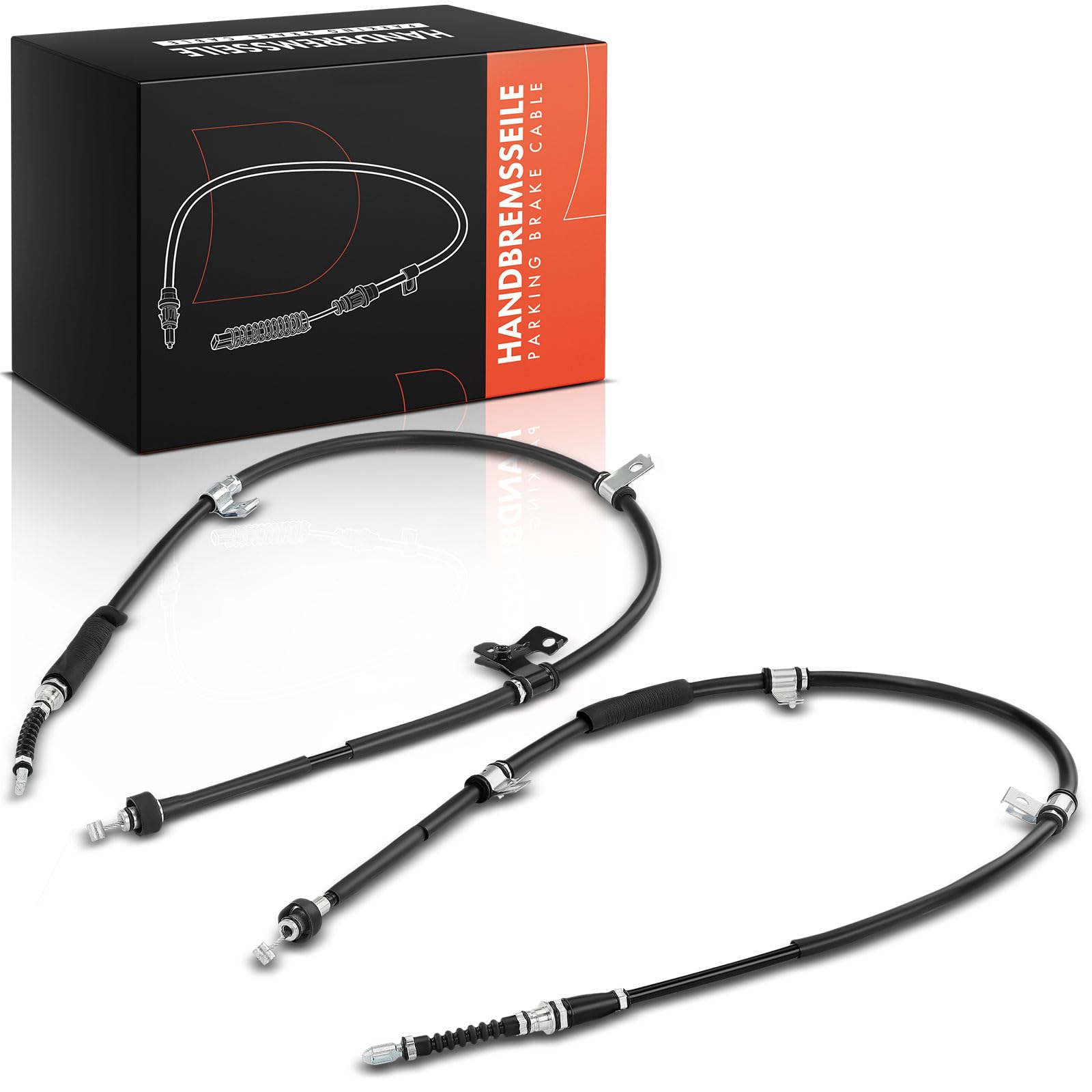 Frankberg 2x Cable del freno de mano Trasero izquierdo derecho Compatible con Coupé GK 1.6 16V 2.0 GLS 2.7 V6 2.0 2001-2009 Replace# C660752,597702C320
