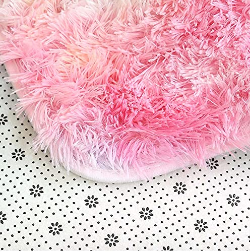 ARLTTH 3er Set Batik Badematten Set Aus Weichem Plüsch, rutschfest, Saugfähig, Badezimmerteppich, U-förmiger Konturteppich Und Toilettendeckelbezug, Waschbar (Regenbogen) – Bild 5