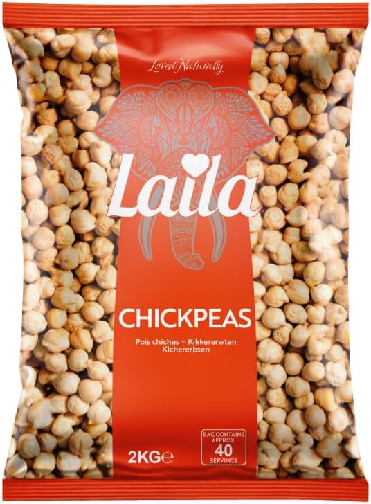 Laila Chickpeas 2 kg (Pack of 1)