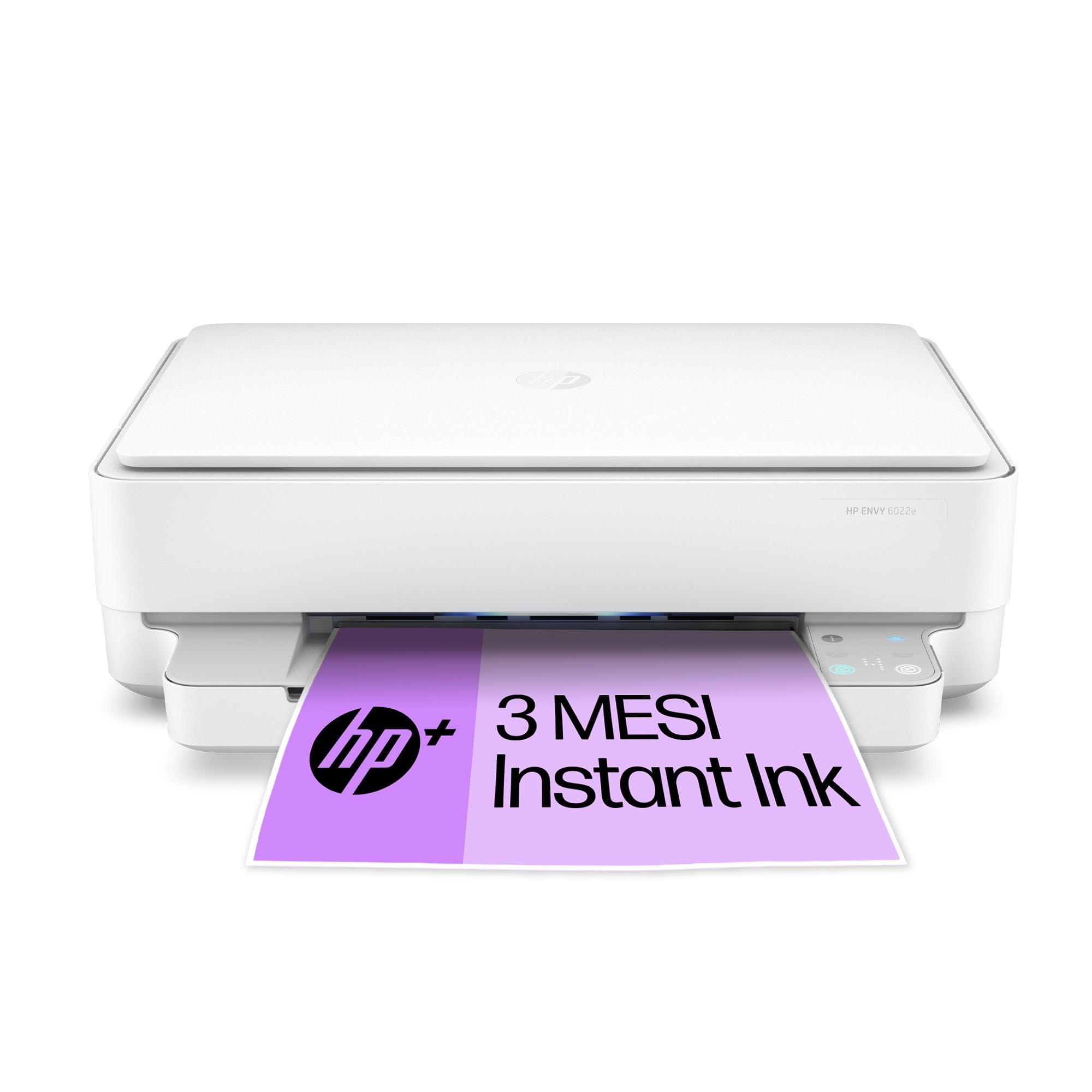 HP Envy 6022e All-in-One, Stampante Fotografica Multifunzione A4, 6 mesi di Instant Ink inclusi con HP+