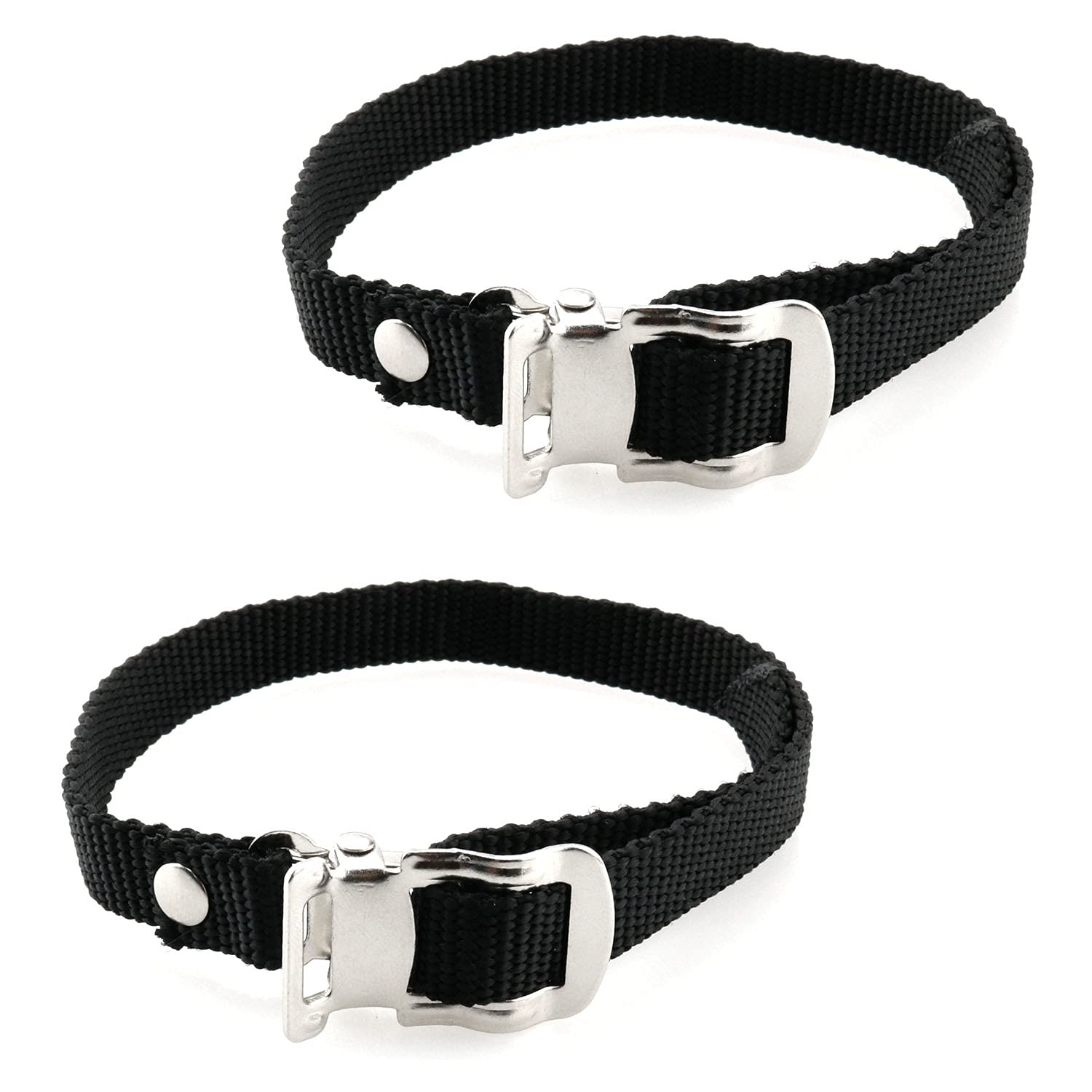 ZZHXSM 2pcs Bicycle Strap Universal Bikes Pedal Toe Straps 40cm Foot Pedal Straps for Exercise Stationary Bike