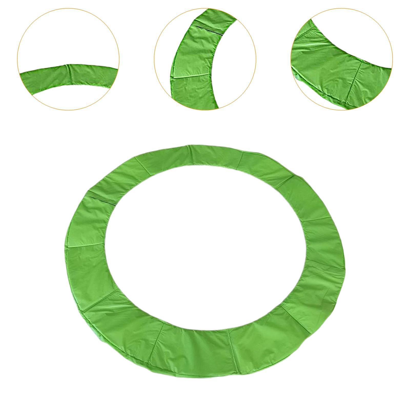 YIJU Trampoline Spring Cover Universal Thick Trampoline Outer Circumference Pad Waterproof Trampoline Pad Trampoline Edge Cover, Green