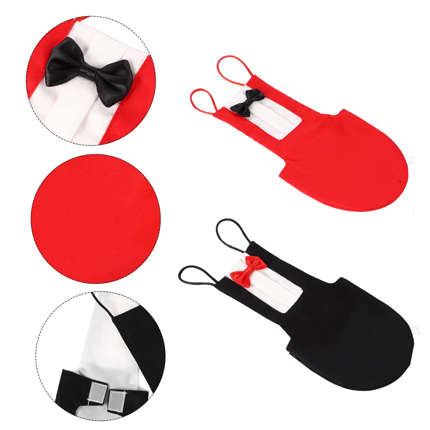 Sosoport 4pezzi Pannolini Per Pappagalli Lavabili e Riutilizzabili Con Cravattino Vestito Elegante Per Uccelli Da Compagnia Adatto Per Pappagalli Di Medie Come Cockatiel e Conure