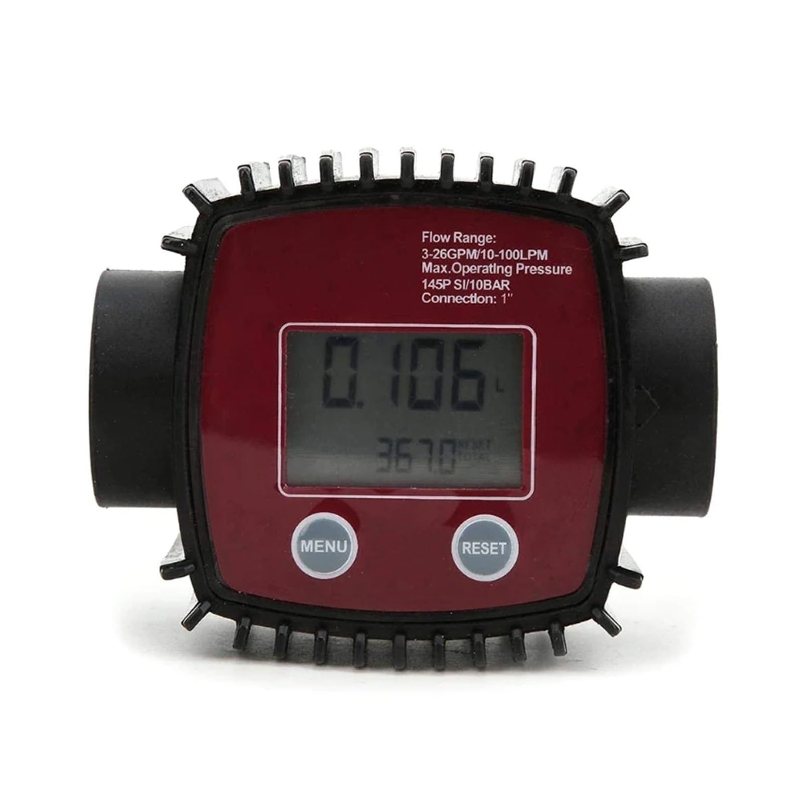 Contador de Agua, Medidor De Flujo De Combustible Digital K24 Profesional, Compatible Con Productos Químicos, Envío Directo De Agua , para uso doméstico en el jardín